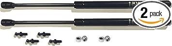 Truck Upfitters 2pcs 14 Inch Gas Struts | 40lbs Lift Supports for Truck Topper | Compatible with are, Snugtop, ATC, Leer Camper Shells | Truck Cap Replacement Parts, Includes 4 Ball Mounts